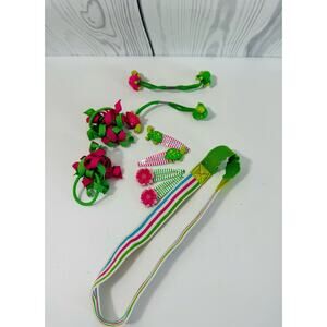 Gymboree Pretty Turtle 9 Piece Accessory Lot Elastic Barrette Headband